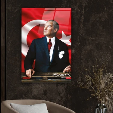 Decorita Cam Tablo | Atatürk Serisi | 1 | 40cm x