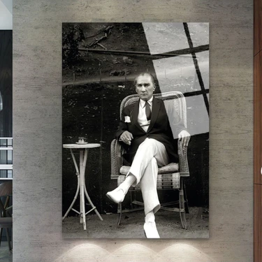 Zevahir Mobilya Dekorasyon Kırılmaz Cam Mustafa Kemal Atatürk