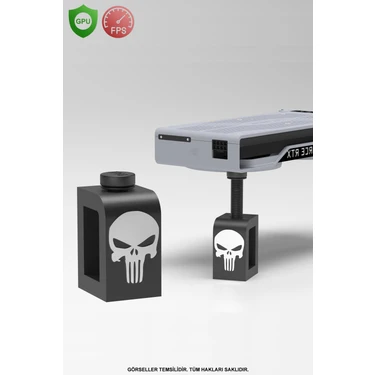 Makerpax Ayarlanabilir Ekran Kartı Tutucu, Ekran Kartı Destek Aparatı, Punisher