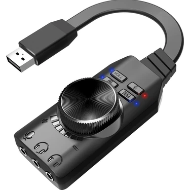 Alfais 4677 USB Harici Ses Kartı 7.1 Plextone Gs3 Pubg Lol