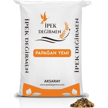 İpek Değirmen 5 kg Paraket Sultan Cennet Papağan Yemi Tanecikli İçerik Ekmeksiz Kuş
