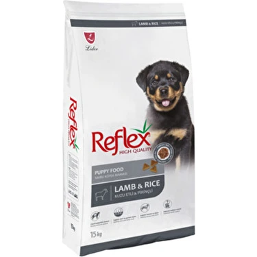 Reflex Puppy Kuzu Etli Yavru Köpek Maması 15 kg Süper Premium İçerik ile Yavru