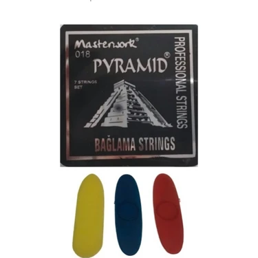 Pyramid 0.18 Kısa Sap Bağlama Teli Mızrap ( Tezene )