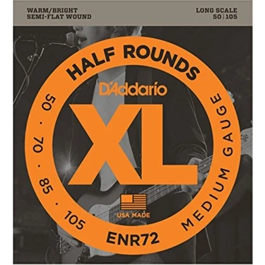 ENR72 Bass Xl Nickel Saitensatz 0,13-0,27 cm (.050 -.105
