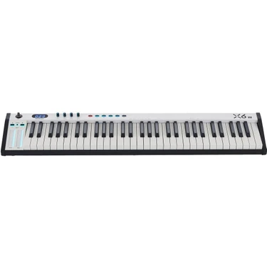 Midiplus 10 0028 X6 Iıı Mıdı Klavye | 61 Tuşlu Yarı Ağırlıklı Tuşe LED