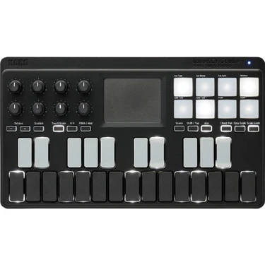 Korg Nanokey Studio 25 Tuşlu MIDI Klavye | USB/WiFi Bağlantılı Taşınabilir Stüdyo
