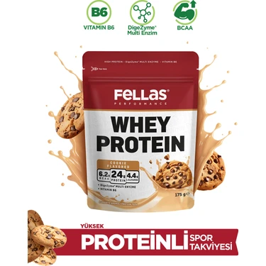 Fellas Whey Protein Tozu Kurabiye Aromalı (175