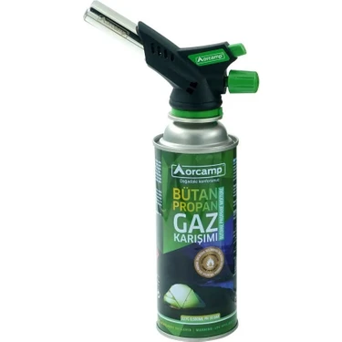 Orcamp Kamp Ocağı Kendinden Çakmaklı Pürmüz Seti 227 gr Gaz Kartuşlu Taşınabilir Outdoor