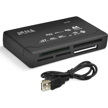 Alfais 4296 USB Hub Micro Sd Xd Mmc Ms Cf Tf Mini M2 Combo Kart