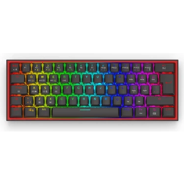 Redragon K616 Fizz Pro Rgb Red Switch 2.4ghz Kablosuz Türkçe Mekanik Oyuncu