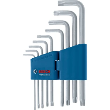 Bosch Profesyonel Alyan Anahtar Takımı Torx 9 Parça