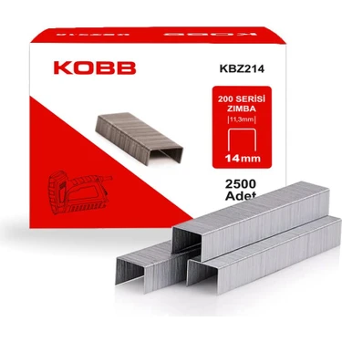 Kobb Kbz214 14mm 2500 Adet 200 Serisi Ağır Hizmet Tipi Zımba