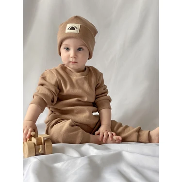 MiaBaby Pamuk Bereli 3'lü Takım Bebek ve Çocuk