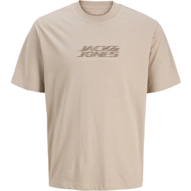 Jack & Jones Erkek Gögüs Logo Baskili Tisört -