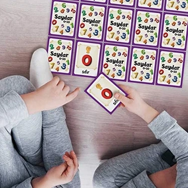 Sayılar Eşleştirme Hafıza Kart