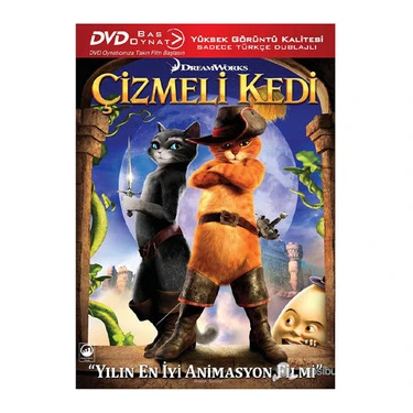 Tiglon Çizmeli Kedi (Puss In Boots) DVD Bas Oynat 2011 Yılı Ödüllü Animasyon