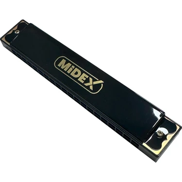 Midex HN-20BK Siyah 20 Delikli Mızıka Do