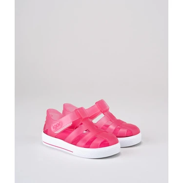 Igor Star Kaymayı Önleyen Flex Foam Cırtlı Şeffaf Sandalet Unisex Çocuk SANDALET S10171