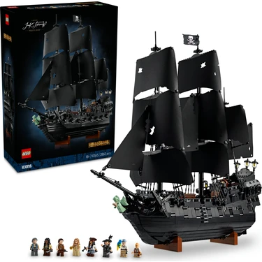 LEGO® Icons Kaptan Jack Sparrow’un Korsan Gemisi 10365 - Yetişkinler için Koleksiyonluk Sergileme