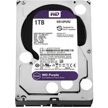 1TB WD Purple SATA 6Gb/s 64MB DV 7x24
