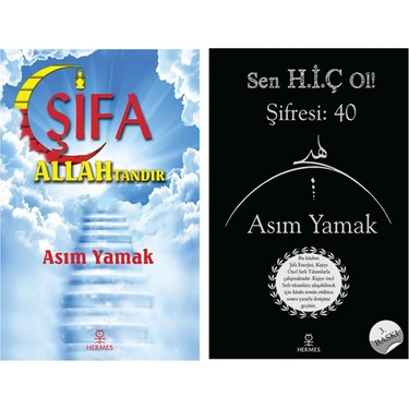 Sen Hiç Ol! Şifresi: 40 Şifa Allah'tandır - Asım Yamak ( 2 Kitap Set