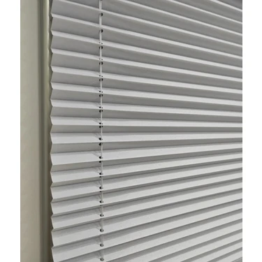 Plised Home Katlanabilir Cam Balkon Plise Perde (Vidalı ve Ya