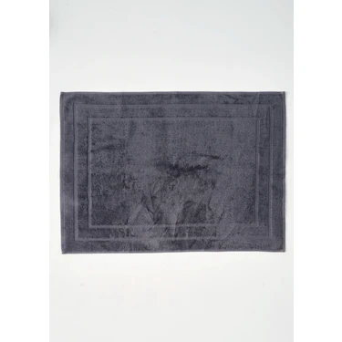 Bella Maison %100 Pamuk Premium Dorita Ayak Havlusu Koyu Gri (50X70