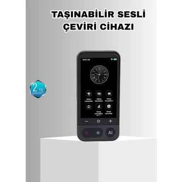 Zenvia Akıllı Taşınabilir Tercüman – 17 Çevrimdışı, 139 Çevrimiçi Dil Desteği