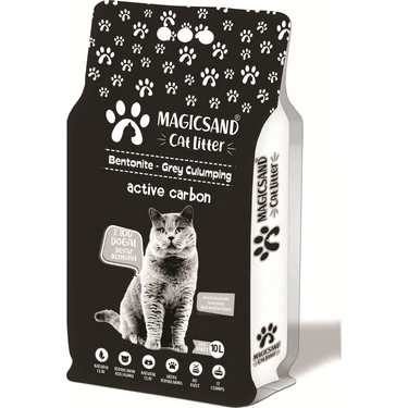 Magicsand Active Carbon İnce Taneli Kedi Kumu 10