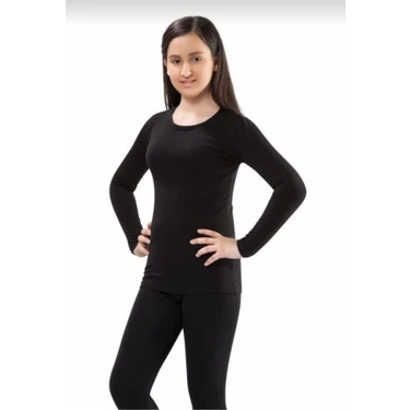 Tutku Kız Çocuk Termal Takım Tekli Uzun Kollu %60 Polyester %35 Viskon Rahat