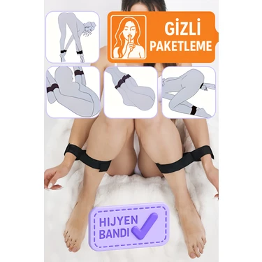 El Ayak Bağlama Kelepçesi, Sex Aleti Seti, Pratik Bağlama Fetişi Pozisyon
