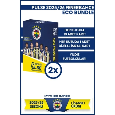 Mythos Cards Eco Bundle - Fenerbahçe - Pulse Futbolcu Kartları 2025/26 - 2