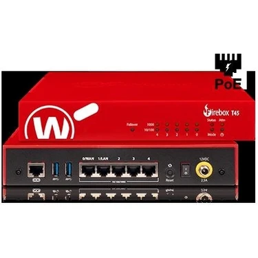 Binbir Göz Bilgisayar Watchguard Fırebox T45-POE + 1 Yıl Lısans Ucretsız Kurulum