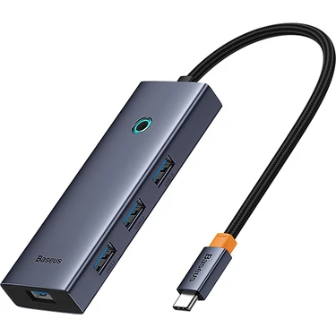 Baseus Ultra Joy – 5’i 1 Arada Type-C Hub Dock Station – Uzay