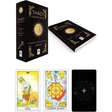 Aesco Tarot Klasik Deste, 78 Kart ve Anahtar