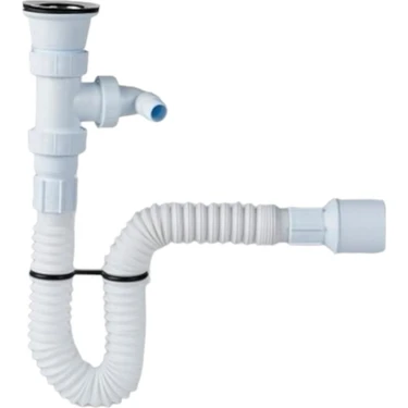 Aesco Japar Çatallı Lavabo Sifonu 50