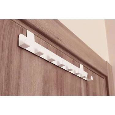 Risingmaber Metal Beyaz Amerikan Kapı Arkası Askılık Organizer Askılık ve Banyo Kapı Arkası