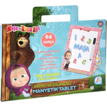 Gray Line Gry MS7582 Maşa ile Koca Ayı Manyetik Tablet / +3 Yaş