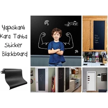 İlk El Grup Ieg™ Yapışkanlı Kara Tahta-Yazı Tahtası: Sticker