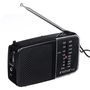 Knstar K-258 Pilli Cep Radyosu Deprem Çantasına Uygun