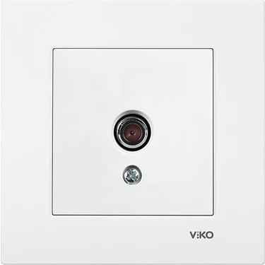 Viko Karre Tv Prizi Geçişli (8-12DB) Beyaz Çerçeve