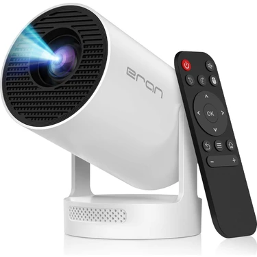 Delixa [elektrikli Odak] 4K Destekli Mini Taşınabilir Projektör, Bluetooth 5.4 Wıfı6, 5WATT Ses