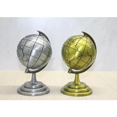 AyrStore Buğz Metal Dünya Küre