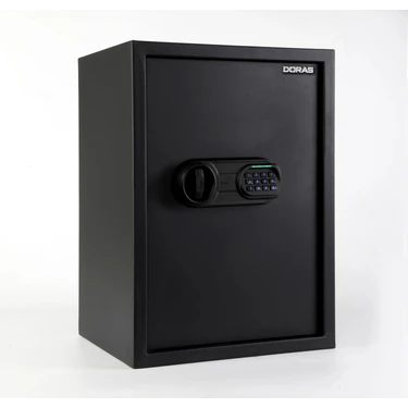 Doras Elektronik Şifreli ve Anahtarlı Çelik Kasa / 50 Serisi Ev ve Ofis