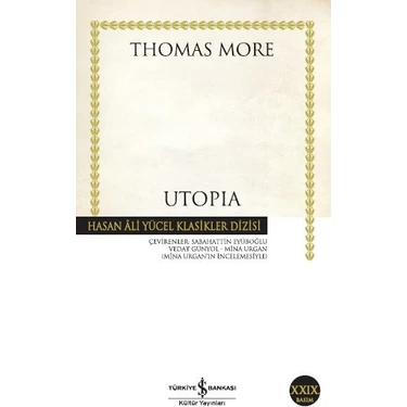 İş Bankası Kültür Yayınları Utopia (Ciltsiz) - Thomas