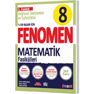 Storemax Fenomen 8 Matematik 5.fasikül (Doğrusal Denklemler ve