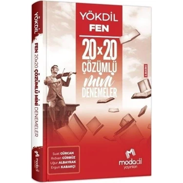 Modadil Yökdil Fen 20X20 Çözümlü Mini