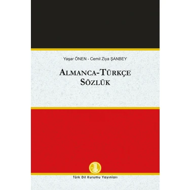 Türk Dil Kurumu Yayınları Almanca-Türkçe