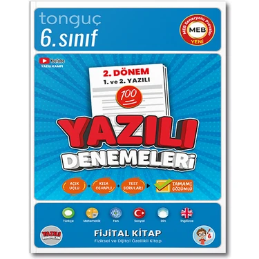Tonguç Akademi 6. Sınıf Yazılı Denemeleri 2. Dönem 1 ve 2.