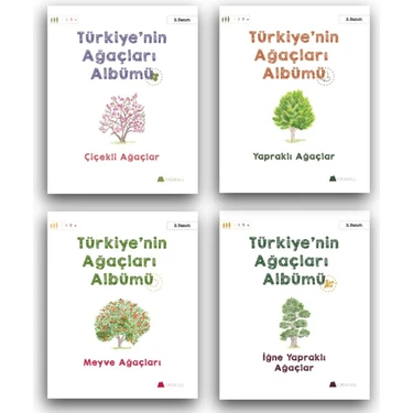 Kumdan Kale Yayınları Türkiye'nin Ağaçları Albümü Seti 4